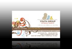 church-youth-group-business card-template